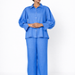Chalk Blue Linen Set for Women – Jalneel Co-Ord Linen Outfit Set