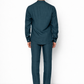Back view of indigo men’s linen co-ord set by LININ