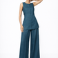 Indigo Linen Co-Ord Set – Neel Linen Tie Back Set for Women