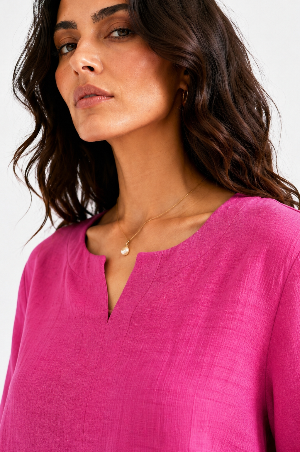 Noor Gulabu Linen Set for Women