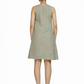 Palash A-Line Linen Dress – Women’s Linen Outfit Back View