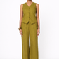 Piyari Linen Vest Set – Women’s Linen Outfit Set Front View