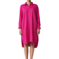 Rajmala Women’s Linen Shirt Dress – Front View Linen Outfit for Women