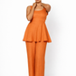Styled Look – Rajtima Linen Peplum Set for Women