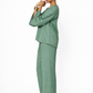 Sadabar Sage Green Linen Set – Women’s Linen Outfit Co-Ord Side View