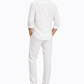 Back view of Taj Pure Linen Set for men in white