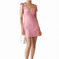 Zuri Bow Linen Dress styled with accessories for summer