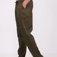 Forest Green Linen Pants
