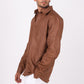 Mocha Brown Regular Collar Shirt