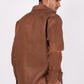 Mocha Brown Regular Collar Shirt