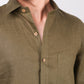 Forest Green Regular Collar Shirt